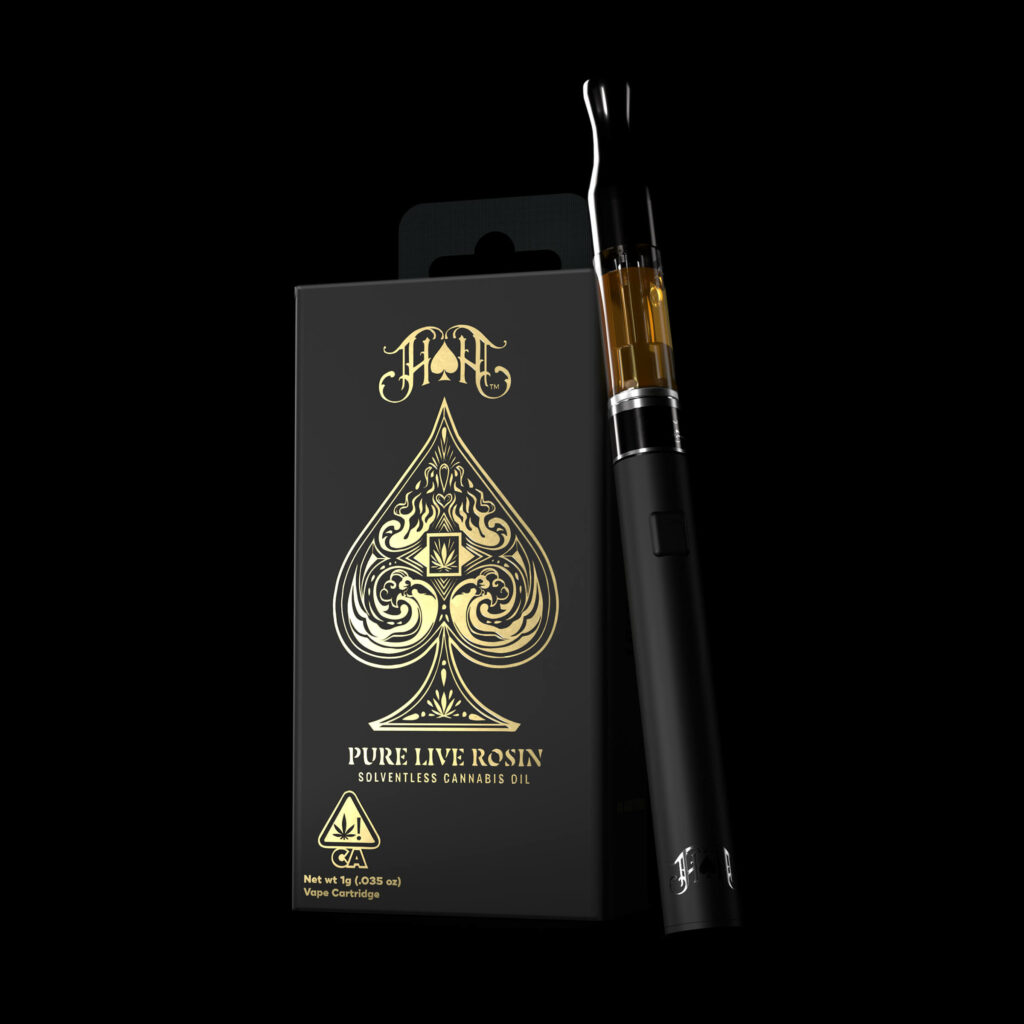 100% Pure Live Rosin Solventless Oil - 1G Vape Cartridge