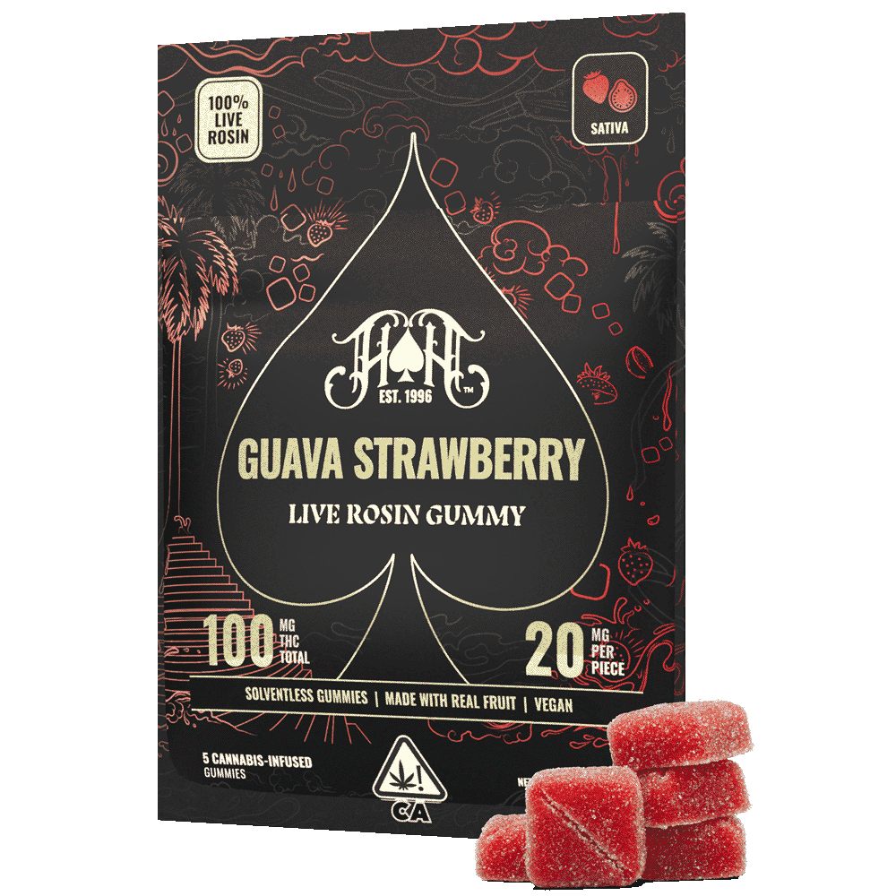 HH_CA_LiveRosin_Gummies_GuavaStrawberry_Bag_Website_Angled