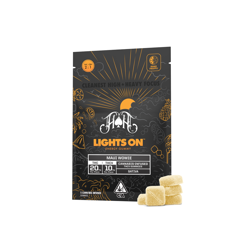 HH-Lights-On-THCV-Orange-Pineapple-Gummy-Bag-and-Stack